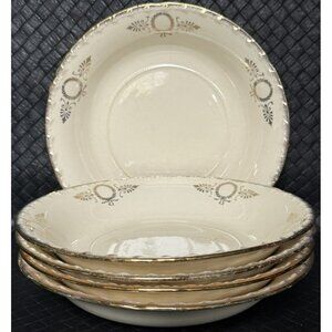 Crooksville China Company 5 Salad Bowls USA Vintage Excellent Display Pieces
